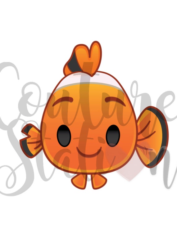 Nemo Emoji Digital Iron on Image or Printable Disney Emoji