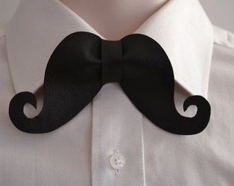 Moustache bow tie - Men's bow tie - Movember - Charity - Gift for him - Gift for men - Gift ideas - Men's accessories - Secret santa