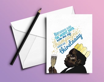 Notorious B.I.G. Birthday Card 'Juicy' (Hip Hop / Rap Cards)