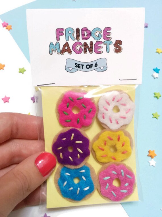 Donut Decor. Fridge Food Gift. Cute Gifts