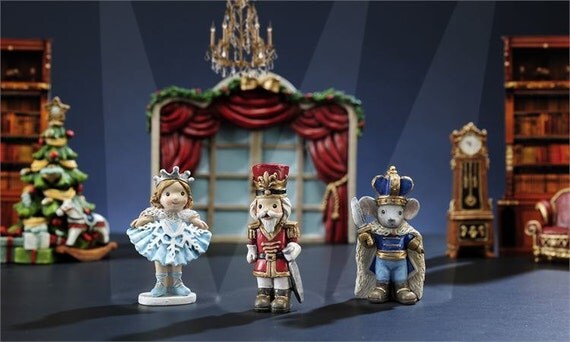 Fairy Garden The Nutcracker Figures Set of 3 Miniature