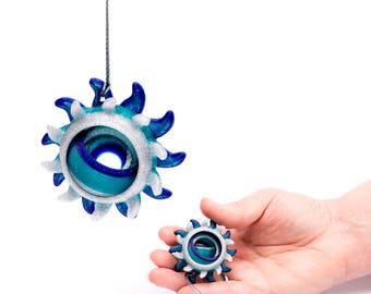 Glittery: Anemonia Fidget - Sea Anemone Inspired Sensory Gyro Fidget Toy For Enhanced Focus