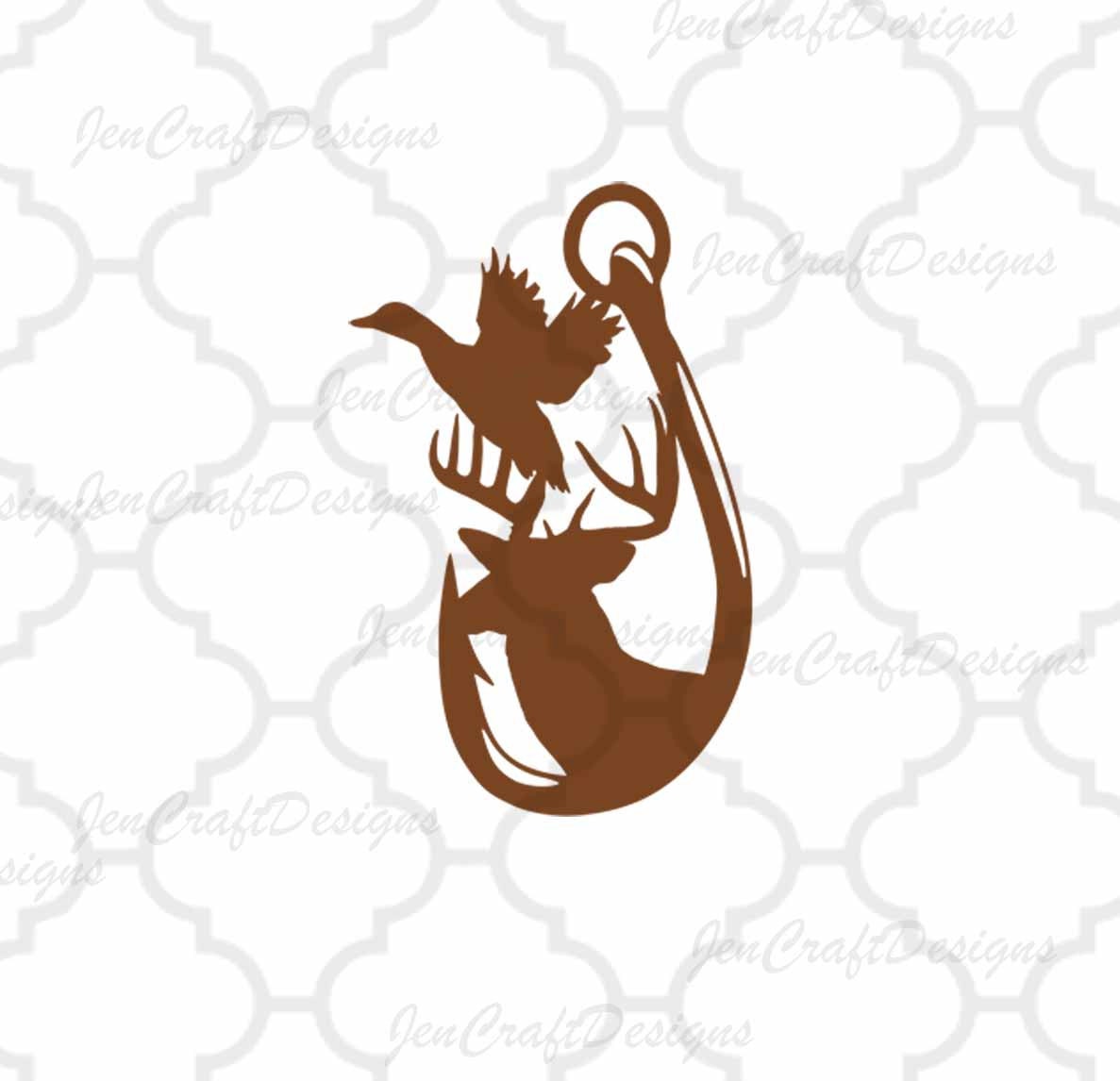 Download Duck Deer and Hook in Svg eps dxf Ai and PNG Format for