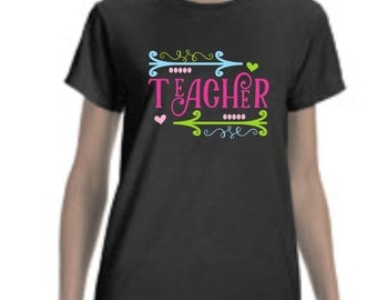 Teacher t shirts | Etsy