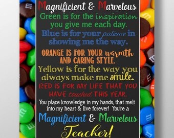 Teacher appreciation card | Etsy
