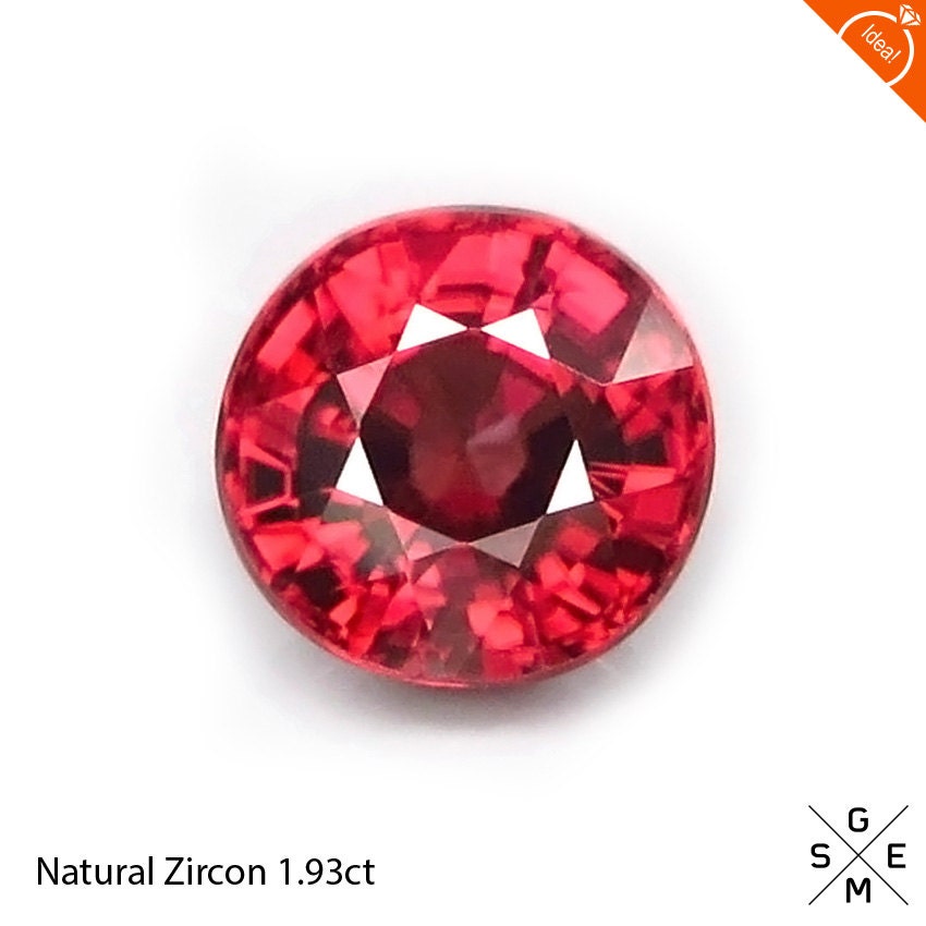 Zircon gemstone 1.93ct. Natural Zircon stone Unheated HOT