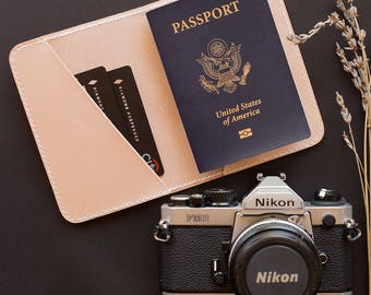Personalized Leather Passport, Personalized Leather Passport Wallet, Personalized Leather Passport Cover, Leather Passport Wallet, パスポート 財布