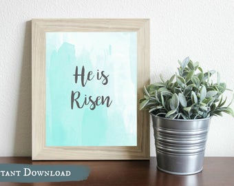 He is Risen Easter DIGITAL Print