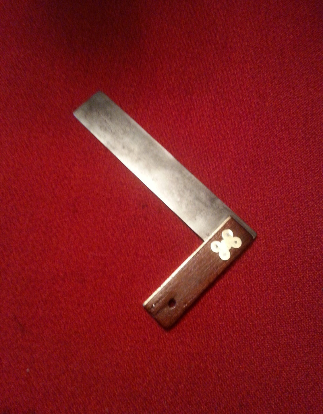 Antique Try Square Vintage 10 Carpenters Square Rosewood