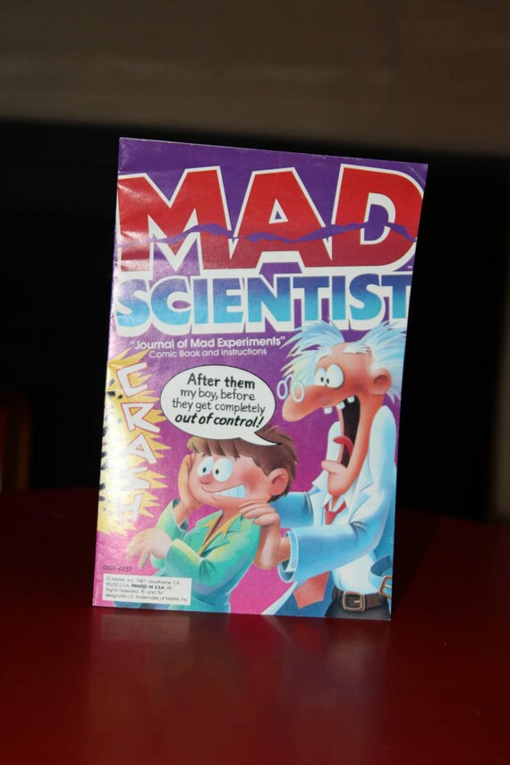 Items similar to Mad Scientist (1987) by Mattel Instructions Booklet