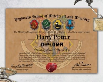 Hogwarts diploma – Etsy