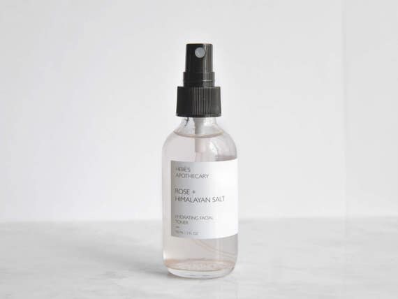 Hydrating Face Toner Rose Himalayan Salt Toner Rosewater