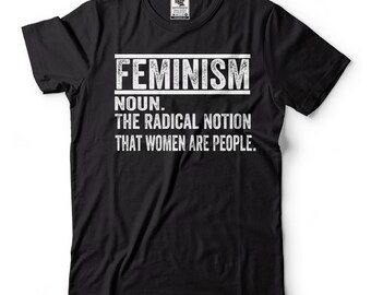 Feminism Definition Women's March T-shirt Feminist T-shirts