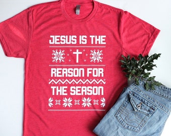 Jesus Christmas Tank Top Christian Christmas Shirt Sister