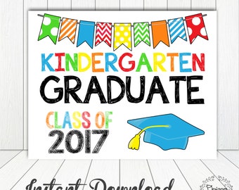 preschool graduation sign chalkboard poster photo prop 11x14