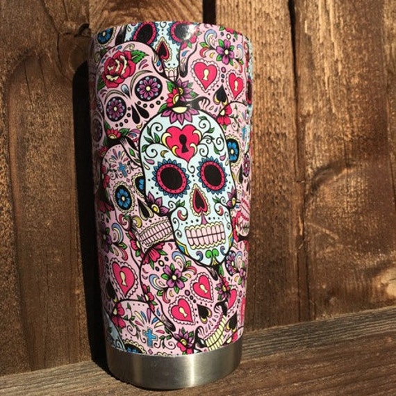 Hydrodipped YetiSugar Skull YetiYeti by SouthernDesignBar