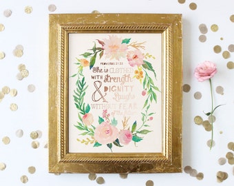 Bible verse flowers | Etsy