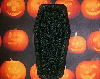 Black Coffin Bath Bomb | Witches Brew | Black bath bomb | gothic bathbomb | goth bath | gothic bath bomb