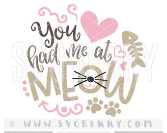 Download Meow svg | Etsy