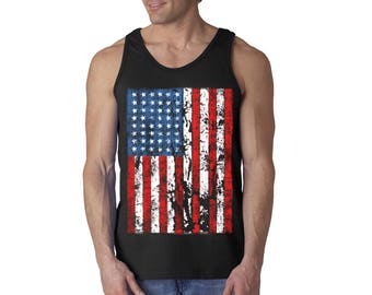 distressed flag shirts