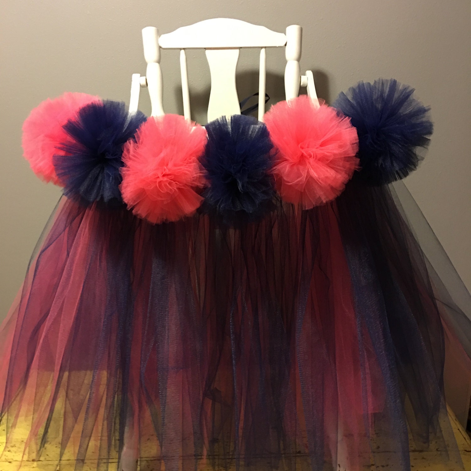 C High Chair Tutu Highchair And Navy C High Chair Tutu Highchair And Navy Skirt