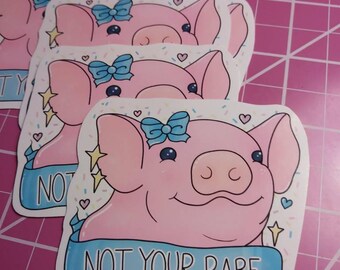 Kawaii pig | Etsy