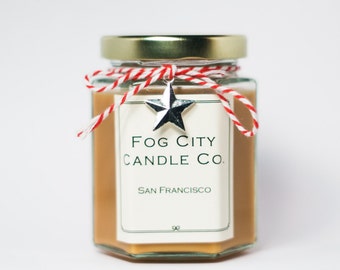 Caribbean Teakwood - Scented Soy Candle - Gift for Her, Gifts for Him, Home Decor, Wedding Gif, Gift for Dad - Best Scented Candles From SF!