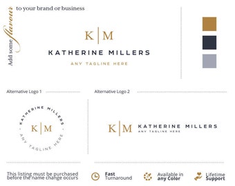 Mini Branding Kit. Branding Kit Design. Initials Logo. Branding Logo Kit. Business Logo Kit. Blog Branding Kit. Brand Kit. Watermark. Logo.
