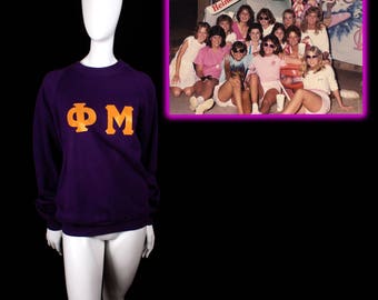 Rare 1980's Phi Mu Sweatshirt