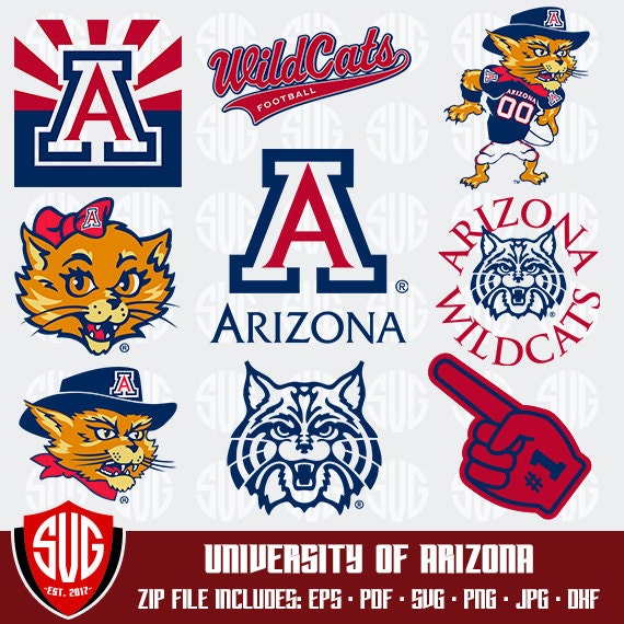 University of Arizona monogram svgArizona Silhouette Studio