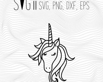 Free Free Unicorn Face Outline Svg 763 SVG PNG EPS DXF File