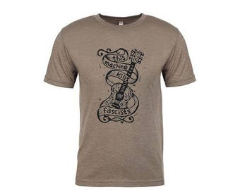 this guitar kills fascists t shirt