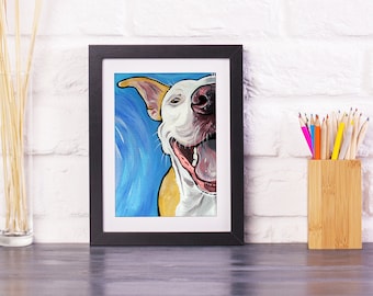 Pitbull Wall Art pit bull art | etsy Pitbull Wall Art pit bull art | etsy