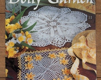 1995 crochet patterns doilies Doily Garden by Delsie Rhoades 12 designs floral