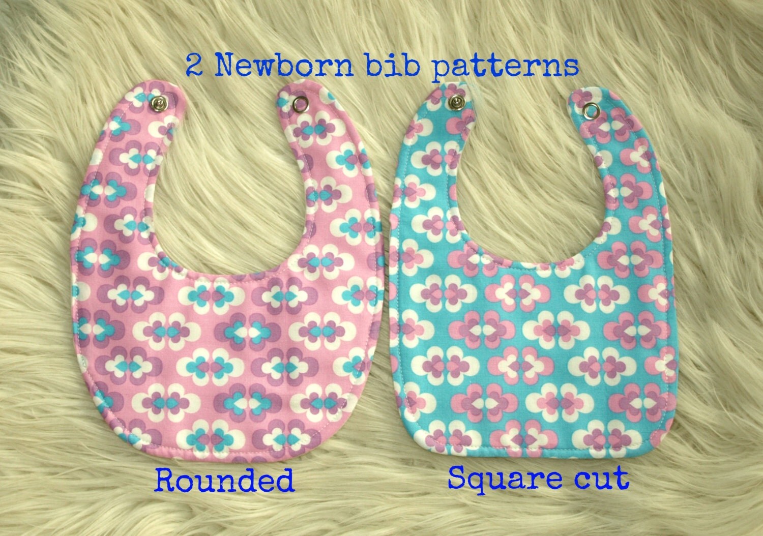 Newborn bib pattern S128 Baby pattern Baby bibs Baby