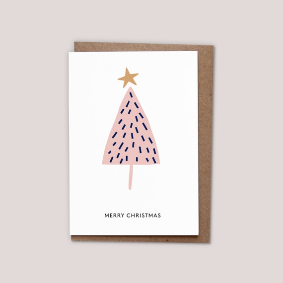 MERRY CHRISTMAS Greetings card w/ envelope