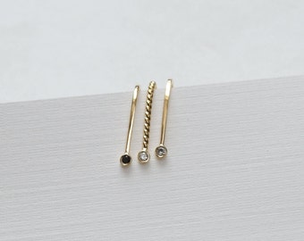 14k Diamond Earrings Gold Diamond Earrings White Diamond Earrings Diamond Stud Earrings