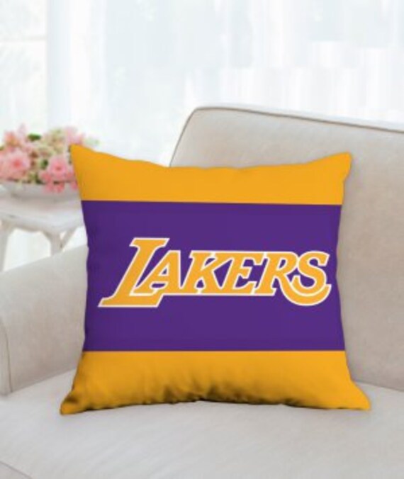 Lakers Basketball Sports Pillow