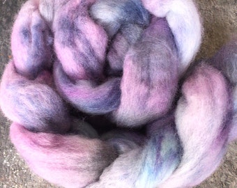 Pure Australian wool roving, hand dyed wool roving, hand dyed top, spinning wool, hand dyed spinning wool, 100% wool roving, felting, fibre