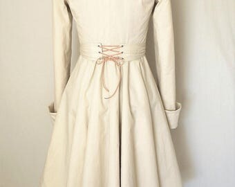 Steampunk Victorian Coat, Pirate Coat, Asymmetrical Hem, Edwardian, Regency, Wedding Coat #2