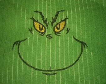 The Grinch Inspired Kitchen or Bath Hand Towel