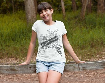 Feminism Shirt (YOUTH) The Future Is Female, CUSTOM Feminist T-Shirt