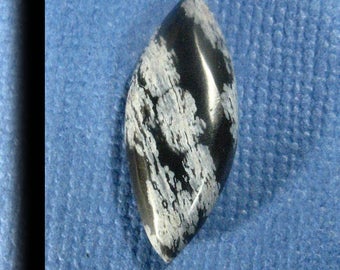 Snowflake Obsidian Designer Cabochon 3022