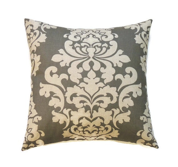 Gray Pillow Cover 12x12 Pillow Cover Decorative Pillows