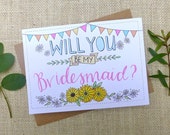 Will You Be My Bridesmaid...