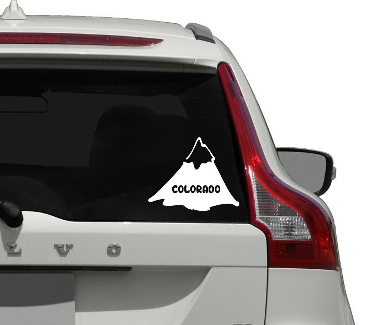 Colorado Mountains Car Decal / Colorado Window Decal / Love