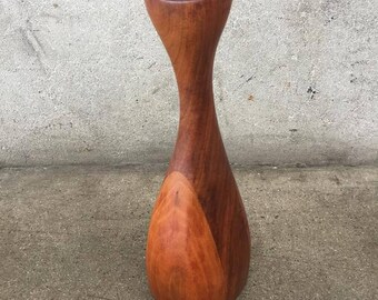 Dan DeLuz Master Wood Turner Signed Bud Vase (SXZQWJ)