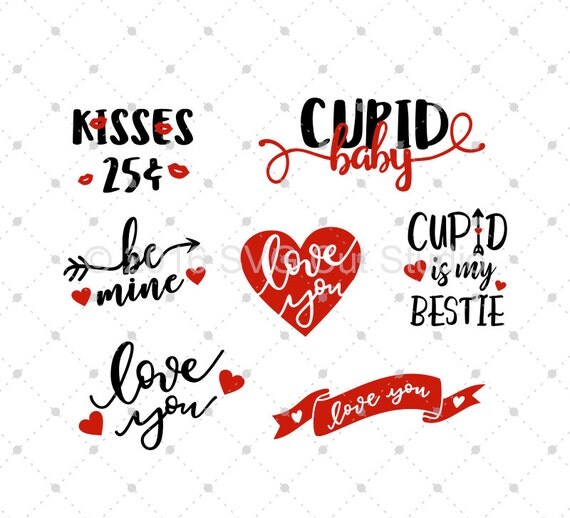 Download Items similar to Valentines Day SVG Cut files, Be Mine SVG ...