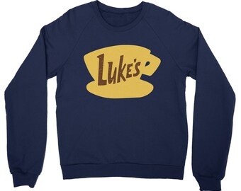Luke's Diner Sweatshirt - Gilmore Girls, Luke Danes, Netflix, Stars Hallow, Coffee, Diner, Lorelai, Rory, Mens Womens Ladies Sweater