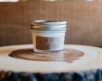 Ginger & Bergamot - Scented Soy Candle 3oz